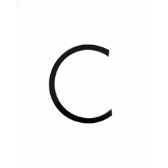 Domovní číslo - ART - PÍSMENO C